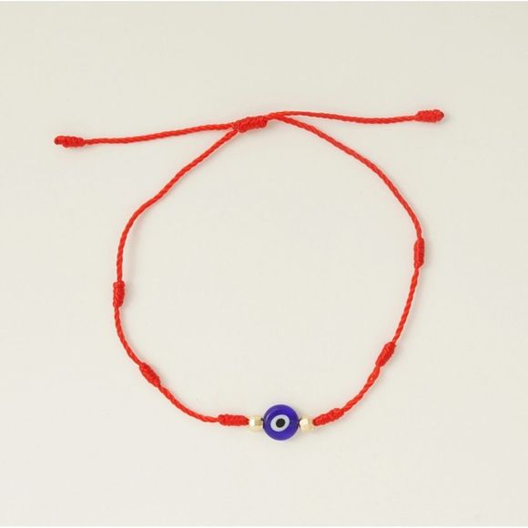 Evil Eye Adjustable Bracelet - Picture 2 of 2